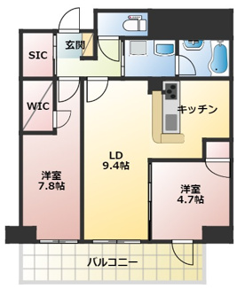 【間取り】 | グランティーク下沢通