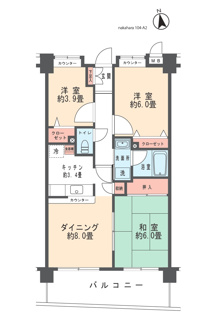 【間取り】 | シノン中原
