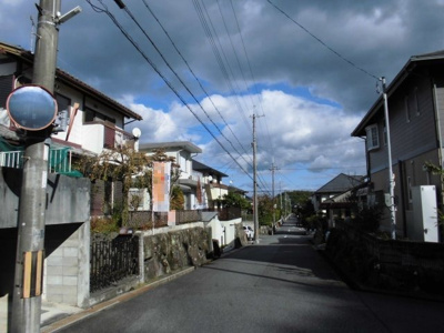 【前面道路含む現地写真】 | 大津市朝日2丁目　売土地