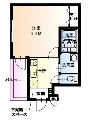 フジパレス城東中央の間取り