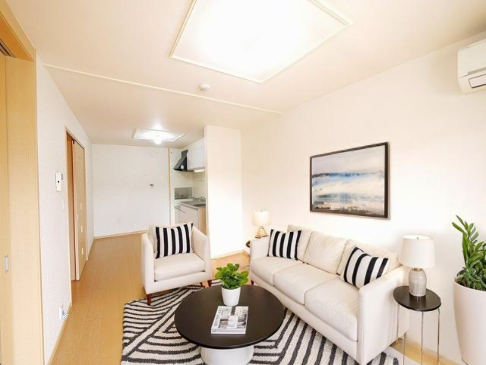 フレイズ　Ⅰの居間・リビング|CGで家具等を配置したもので家具等は含まれません。