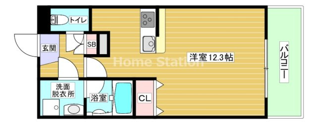 【間取り】 | アルグラッド鷺洲公園