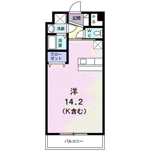 ヴィラ　ルミノーソ　Ａの間取り