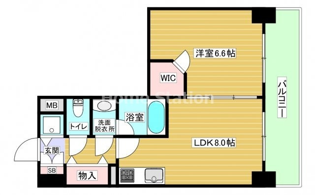 【間取り】 | アルグラッド福島WEST