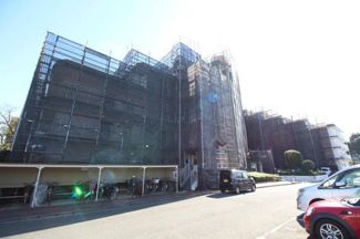 【外観】 | 大規模修繕中の外観です。