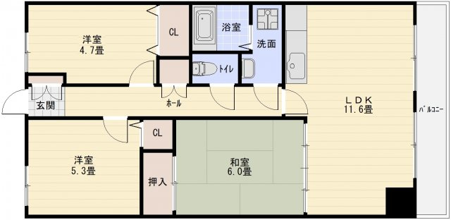 ハイグレード高井田の間取り|ハイグレード高井田　間取り