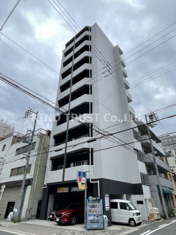 RIVER PARK FRONT 天神橋の外観|外観は落ち着いています