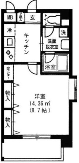 【間取り】 | ベルフォンテ弦巻
