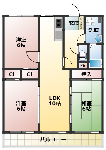 【間取り】 | セントラルOZU