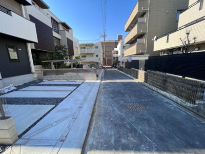 【前面道路含む現地写真】 | 千種区春岡1期　全2棟　1号棟＜仲介手数料無料＞春岡小・若水中　新築一戸建て | 12/24撮影
住宅ローンアドバイザーの村田です。住宅ローン審査が通らなかった方、あきらめる前にご相談ください。