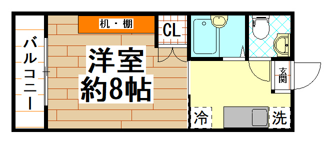 STUDIO NAGASEの間取り