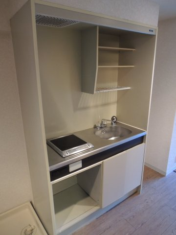 ジュネス桜ヶ丘のキッチン|IHクッキングヒーター1口付き【ジュネス桜ヶ丘】