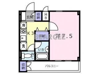 【間取り】 | ハイツメイトク