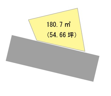 和歌山市古屋・土地・121817の区画図