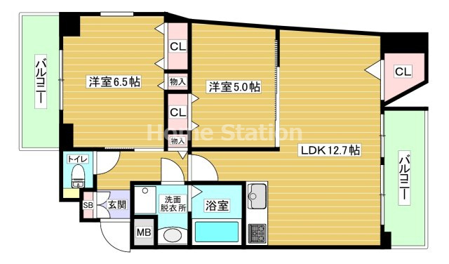 【間取り】 | 阪神ハイグレードマンション1番館