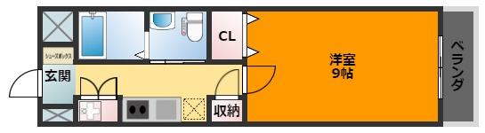 【間取り】 | インパレス小阪