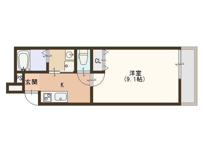 【間取り】 | フジパレス中加賀屋Ⅴ番館