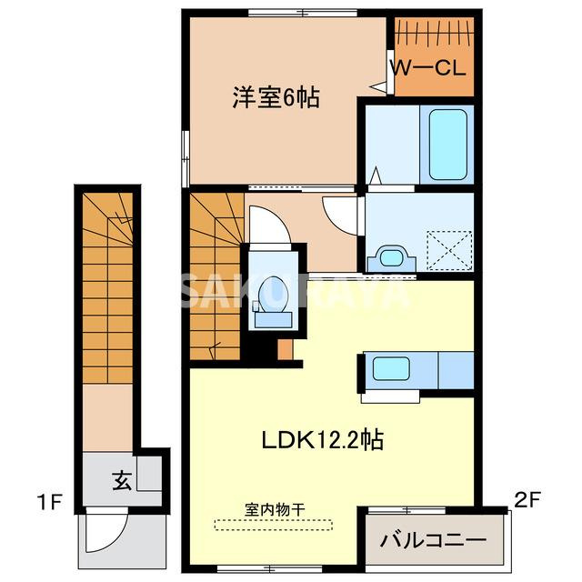 ボーセゾンの間取り