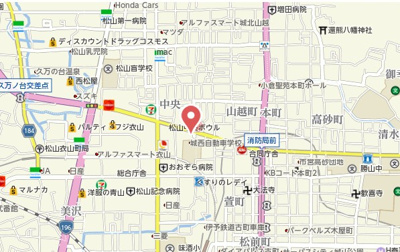 【地図】 | D-room山西Ⅱ