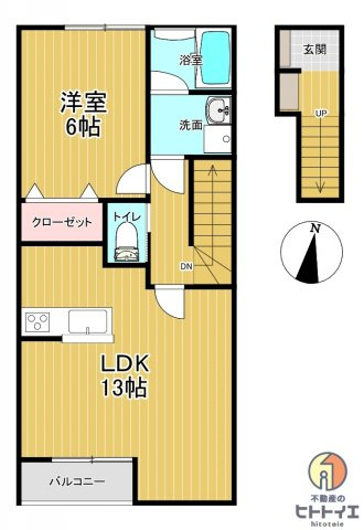 コンフォール・Bの間取り