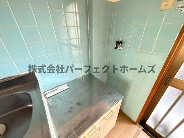 緑町マンションのキッチン|お料理しやすいキッチンです