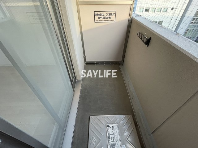 リヴシティ深江橋のバルコニー