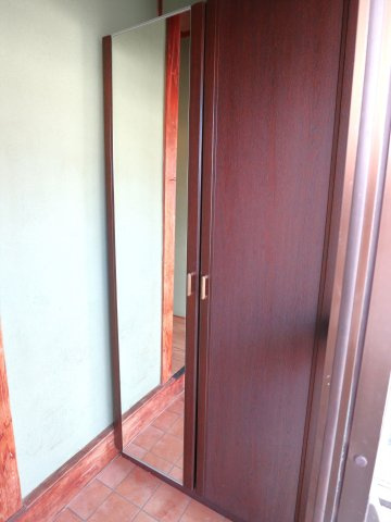 脇アパートＣ号棟の玄関