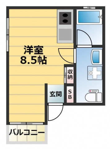 BG新深江の間取り