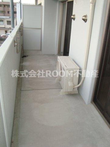 リアン都城のバルコニー|お洗濯にも便利なバルコニー付き