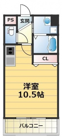 メルベーユ高井田の間取り