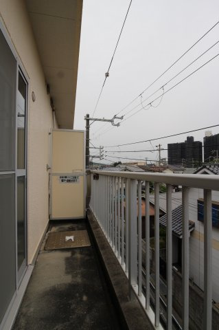 ファーストハウスのバルコニー