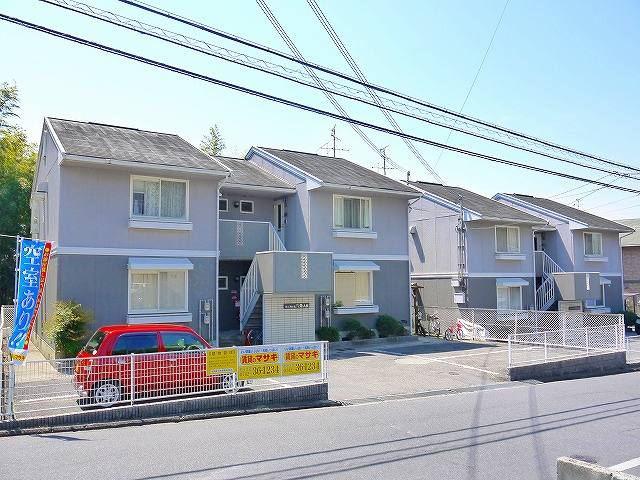 コンフォール六条Bの外観|外観は落ち着いています