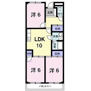 グリーンハイツ芝Ⅱの間取り