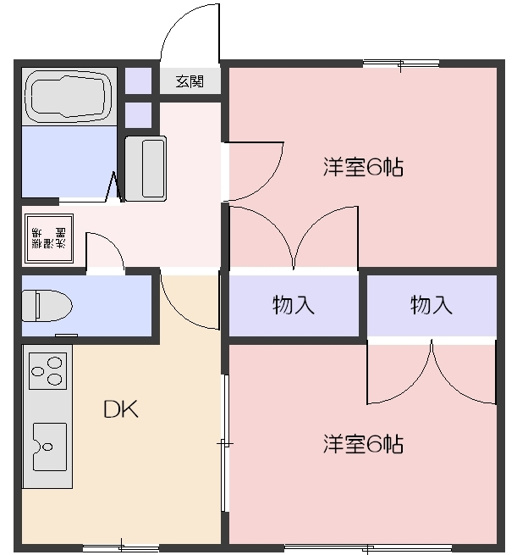 【間取り】 | パルフィオーレＦ