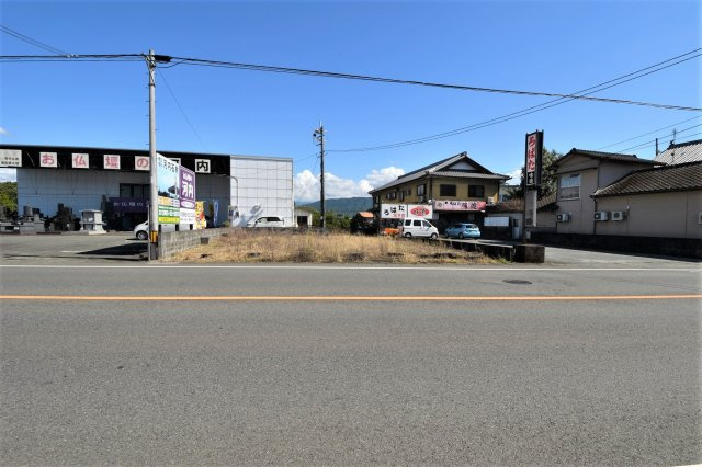 鏡町内田土地の前面道路含む現地写真