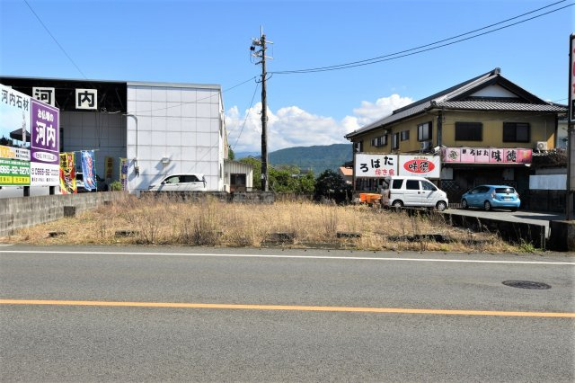鏡町内田土地の前面道路含む現地写真