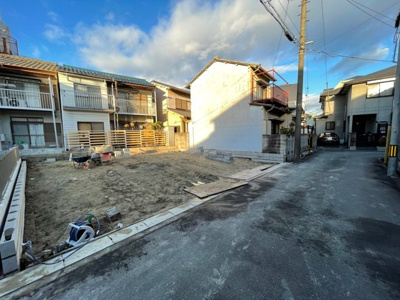 【前面道路含む現地写真】 | 名東区西山台　全1棟　1号棟＜仲介手数料無料＞西山小・神丘中　新築一戸建て | 1/14撮影
住宅ローンアドバイザーの村田です。住宅ローン審査が通らなかった方、あきらめる前にご相談ください。
