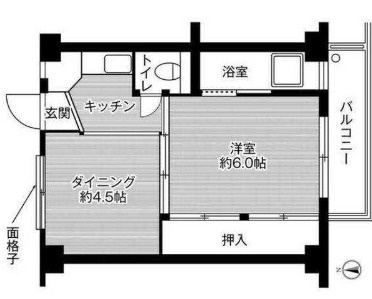 ビレッジハウス安倍2号棟の間取り
