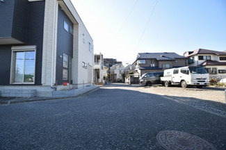 【前面道路含む現地写真】 | 西側5.5ｍ私道
