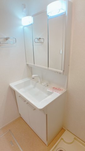 シャンポール新居の洗面所