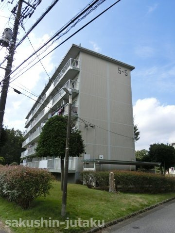 高津団地の外観|高津団地　４階部分　２ＬＤＫ　
