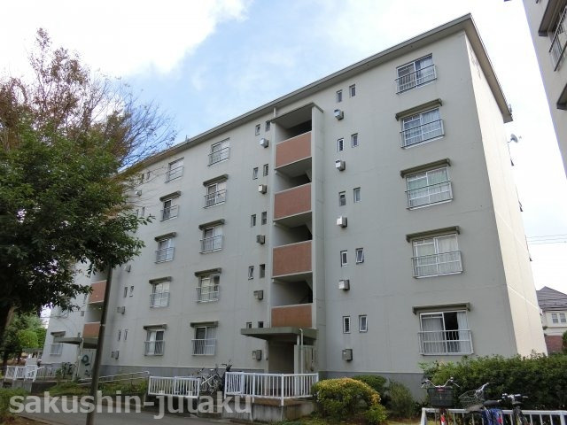 高津団地の外観|高津団地　４階部分　２ＬＤＫ　