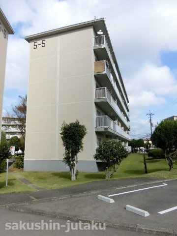 高津団地の外観|高津団地　４階部分　２ＬＤＫ　