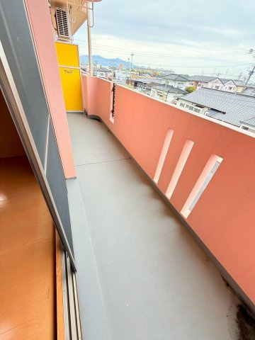 ピオーネハイツのバルコニー