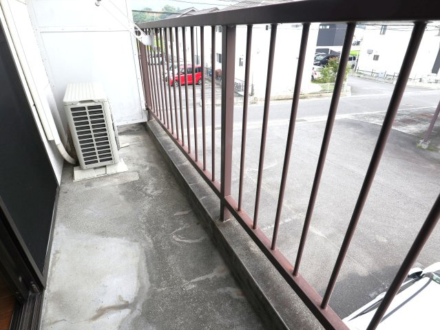米満ハイツⅠ号棟のバルコニー