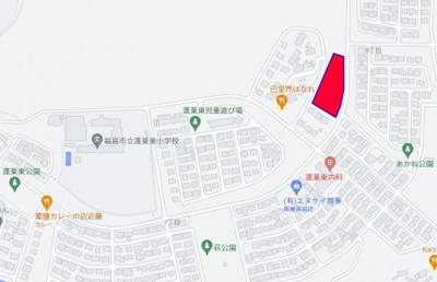 【地図】 | 福島市蓬莱町8丁目分譲地　№5（全9区画）（Z）