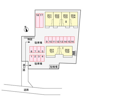【区画図】 | トリニティ岩村田 Ⅱ