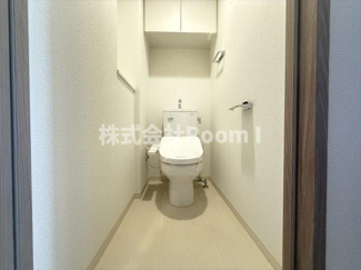 【トイレ】 | プレサンス松屋町グレース | 落ち着いた色調のトイレです