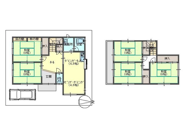 【その他】 | 加古川市平岡町西谷　土地 | 現況の間取りです。