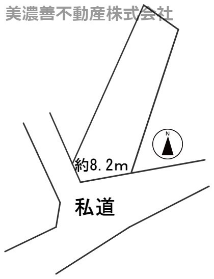 ５７７０１　山県市相戸土地の区画図